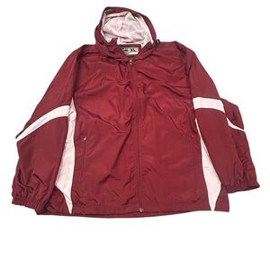 Vintage Eastbay Velocity Warmup Hoodie Windbreaker‎ Jacket Zip Up XL